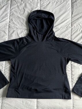 Old Navy Active Dark Navy Women's Hooded Pullover Sweatshirt